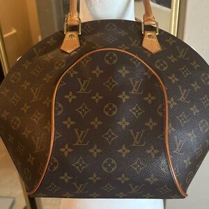 Louis Vuitton Monogram Dome Satchel, 1” scratch on one side, + lock and key #301